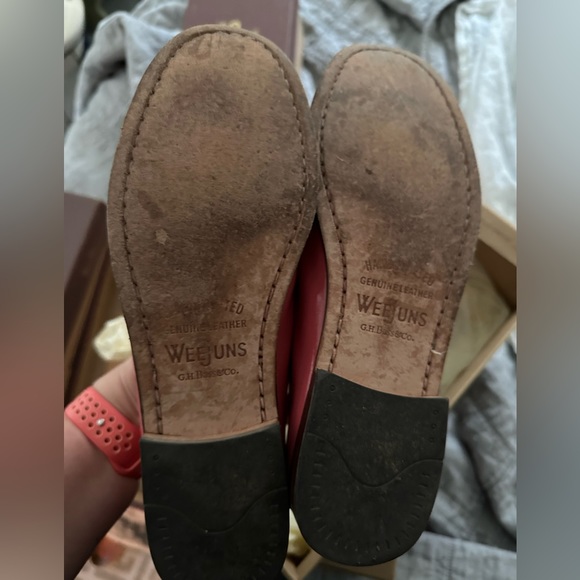 GH Bass Weejuns, coral pink - Picture 4 of 8